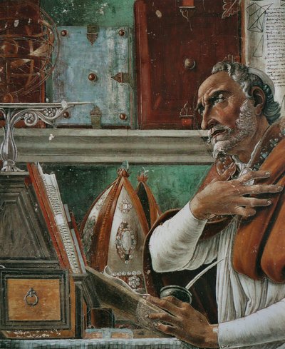 Sint Augustinus door Sandro Botticelli